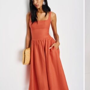 Reformation Janu linen dress size 8